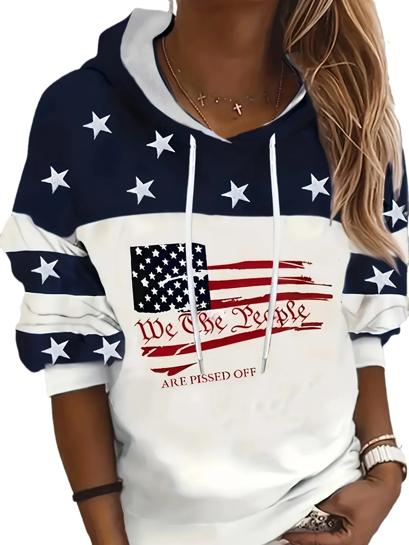 Sweat à Capuche Femme Motif Ancre – Style Casual & Confort
