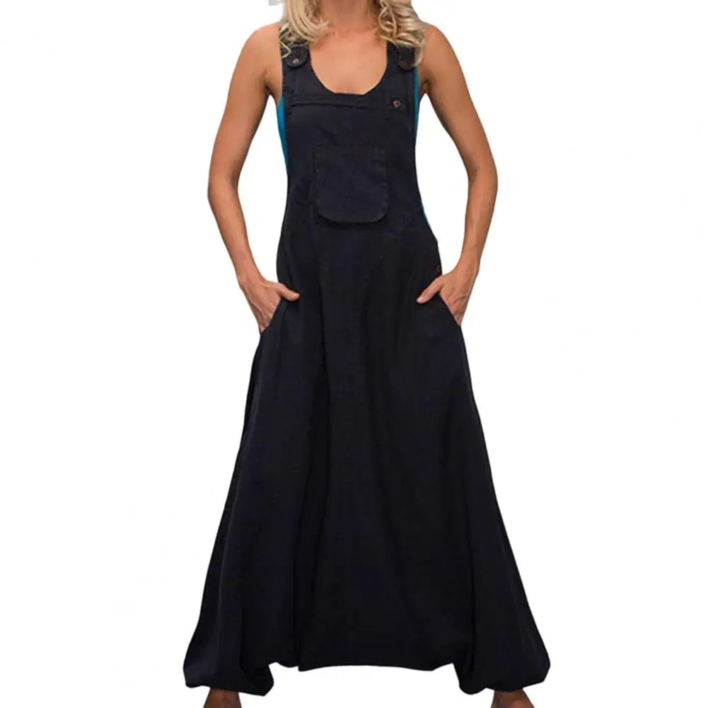 Combinaison Femme Large – Pantalon Fluide & Confort