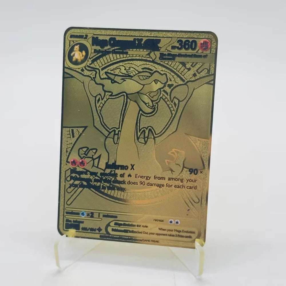 Cartes Pokémon Métal Hyper Rare – Dracaufeu & Dragonite