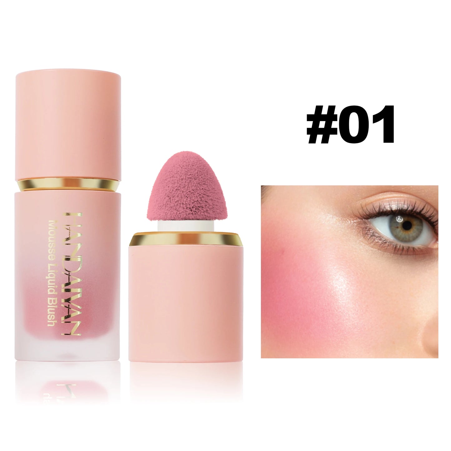 Blush Liquide Mat Waterproof – 6 Couleurs Longue Tenue