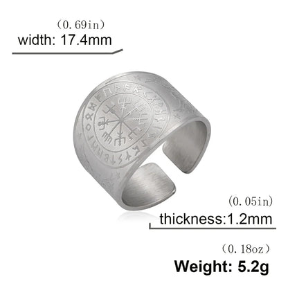Bague Pentagramme Wicca – Amulette Géométrie Sacrée