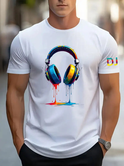 T-shirt DJ Musique Unisexe – Léger, Respirant & Séchage Rapide