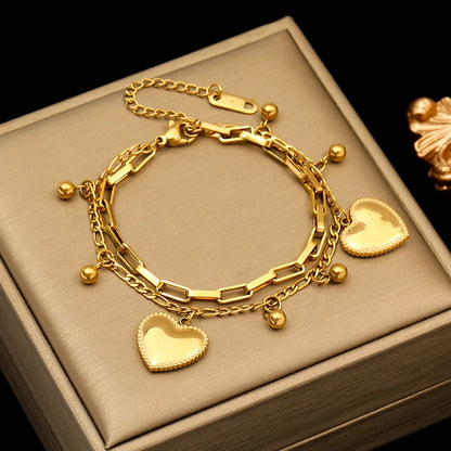 Bracelet Femme Étoiles & Lune – Plaqué Or
