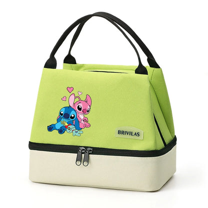 Sac Repas Stitch Isotherme Pliable – Déjeuner Bureau École Pique-nique