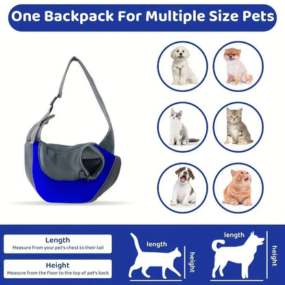 Sac de Transport pour Chien et Chat – Bandoulière Respirante