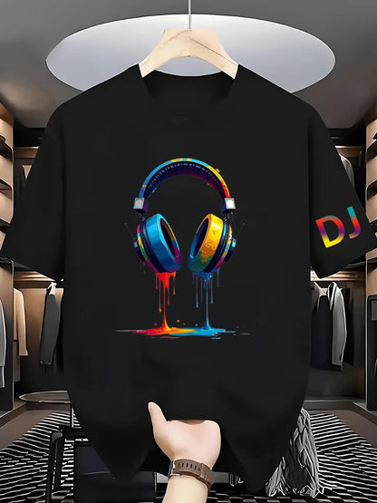 T-shirt DJ Musique Unisexe – Léger, Respirant & Séchage Rapide