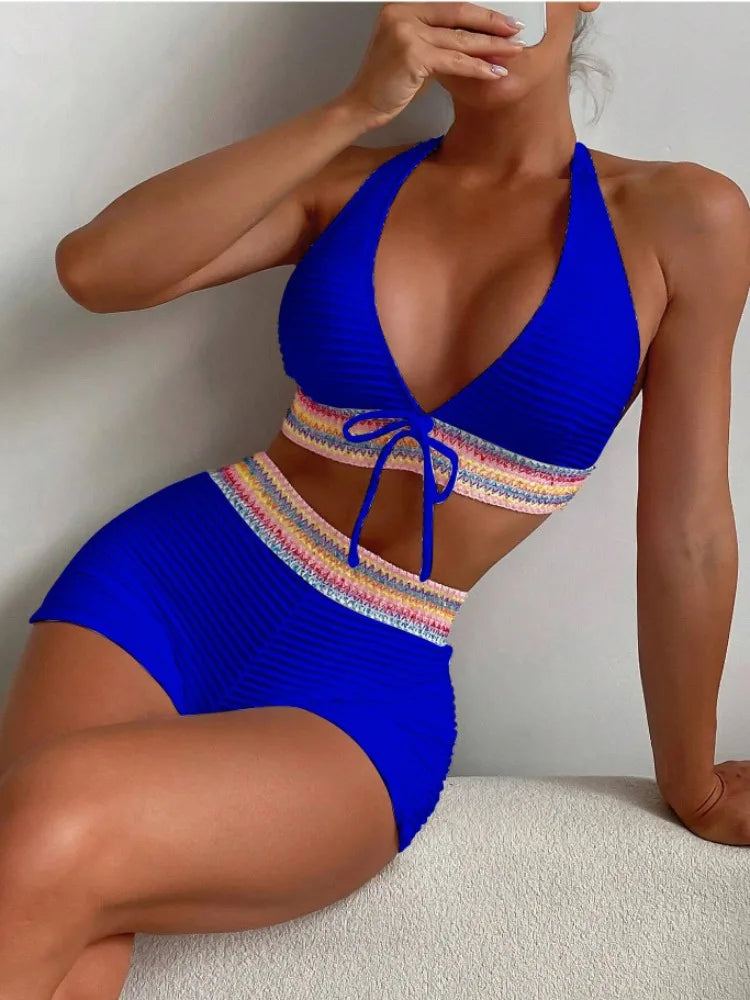 Maillot Bikini pour  Femmes Sexy ,Ensemble 2 pièces avec Shorts