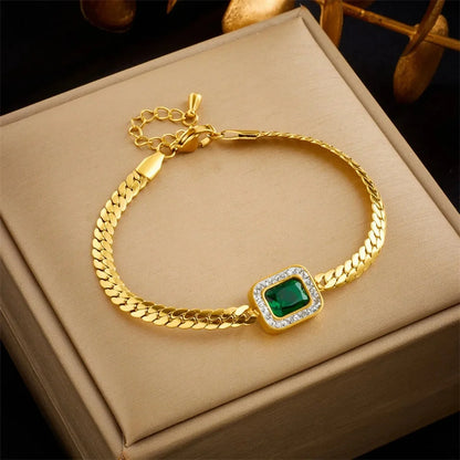 Bracelets chic avec pendentif– Acier Titane