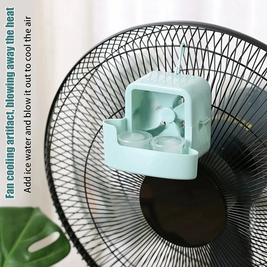Kit rafraîchissant ventilateur – 4 glaçons rechargeables été