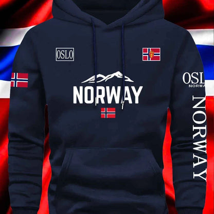 👉 Hoodie homme oversize Norway – chaud, coton & coupe décontractée