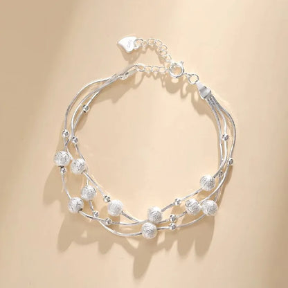 Bracelet Cœur Femme Argent 925 Style – Zircon Élégant