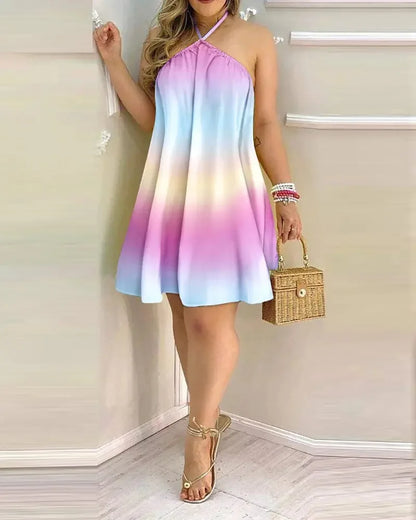 Robe Été Femme Épaules Dénudées – Imprimée, Légère & Fluide