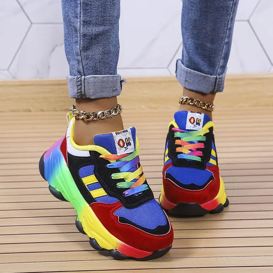 Baskets Femme Plateforme Confortables – Sneakers Tendance
