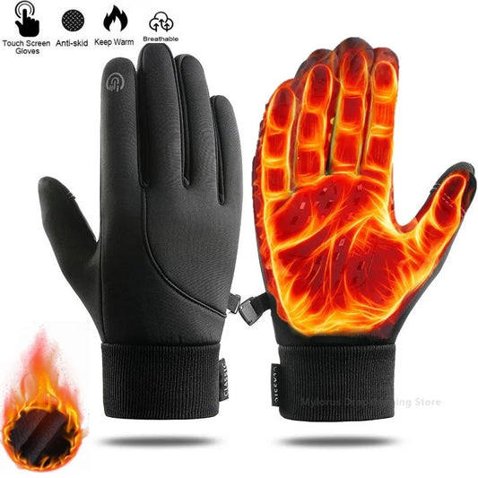 Gants chauffants tactiles imperméables pour hommes et femmes, ideal en période hivernale , mitaines d'équitation thermiques, chauds, moto