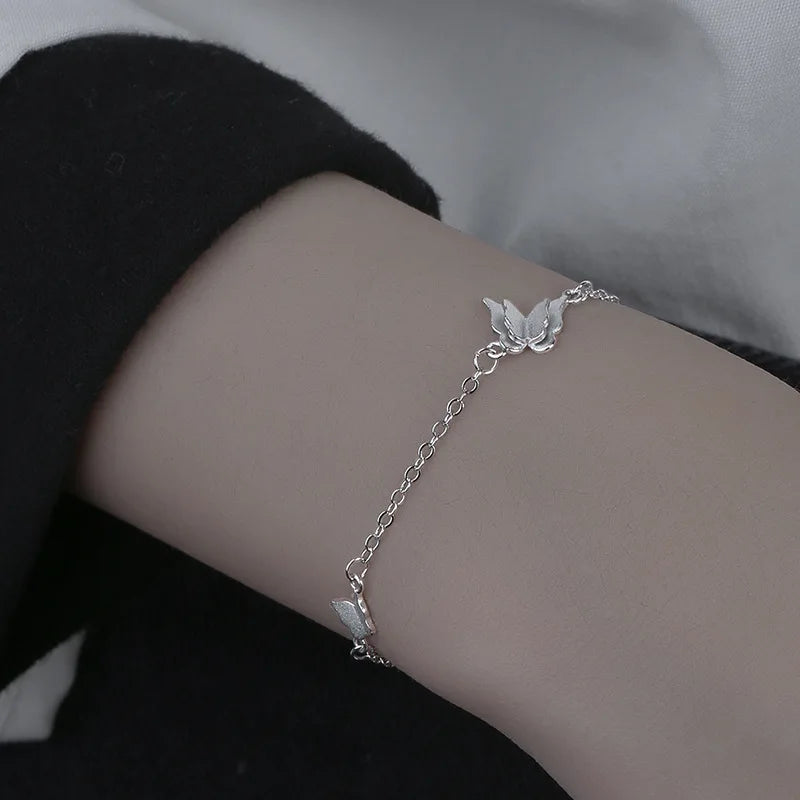 Bracelet Papillon Argent 925 – Bijou Femme Élégant