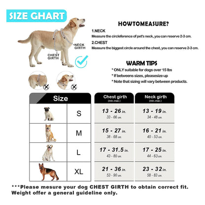 Harnais Chien Anti-Traction Ajustable – Confort Rembourré