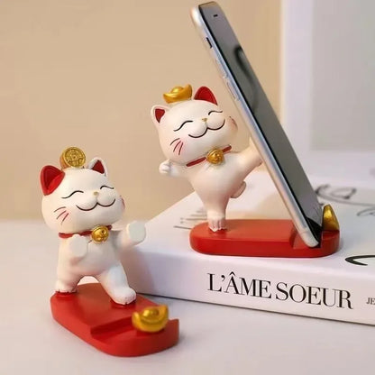 Support chat mignon 🐾 – socle téléphone & tablette