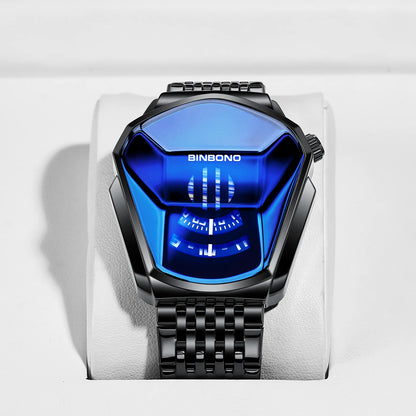 Montre numérique à écran tactile LED pour homme, montre-bracelet de sport, verre 3D, or, horloge décontractée, marque de mode, nouveau design, 2023