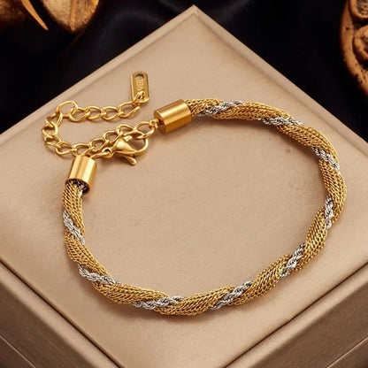 Bracelets chic avec pendentif– Acier Titane