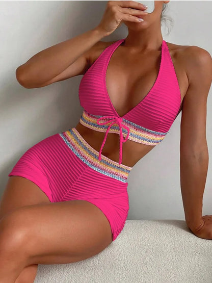 Maillot Bikini pour  Femmes Sexy ,Ensemble 2 pièces avec Shorts