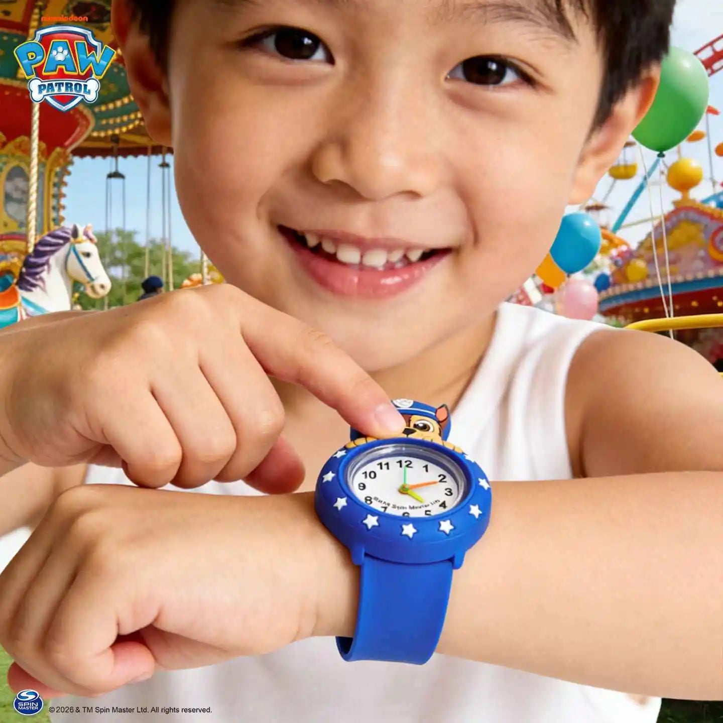 Montre Enfant Bracelet Slap – Montre Fantaisie Motif Paw Patrol
