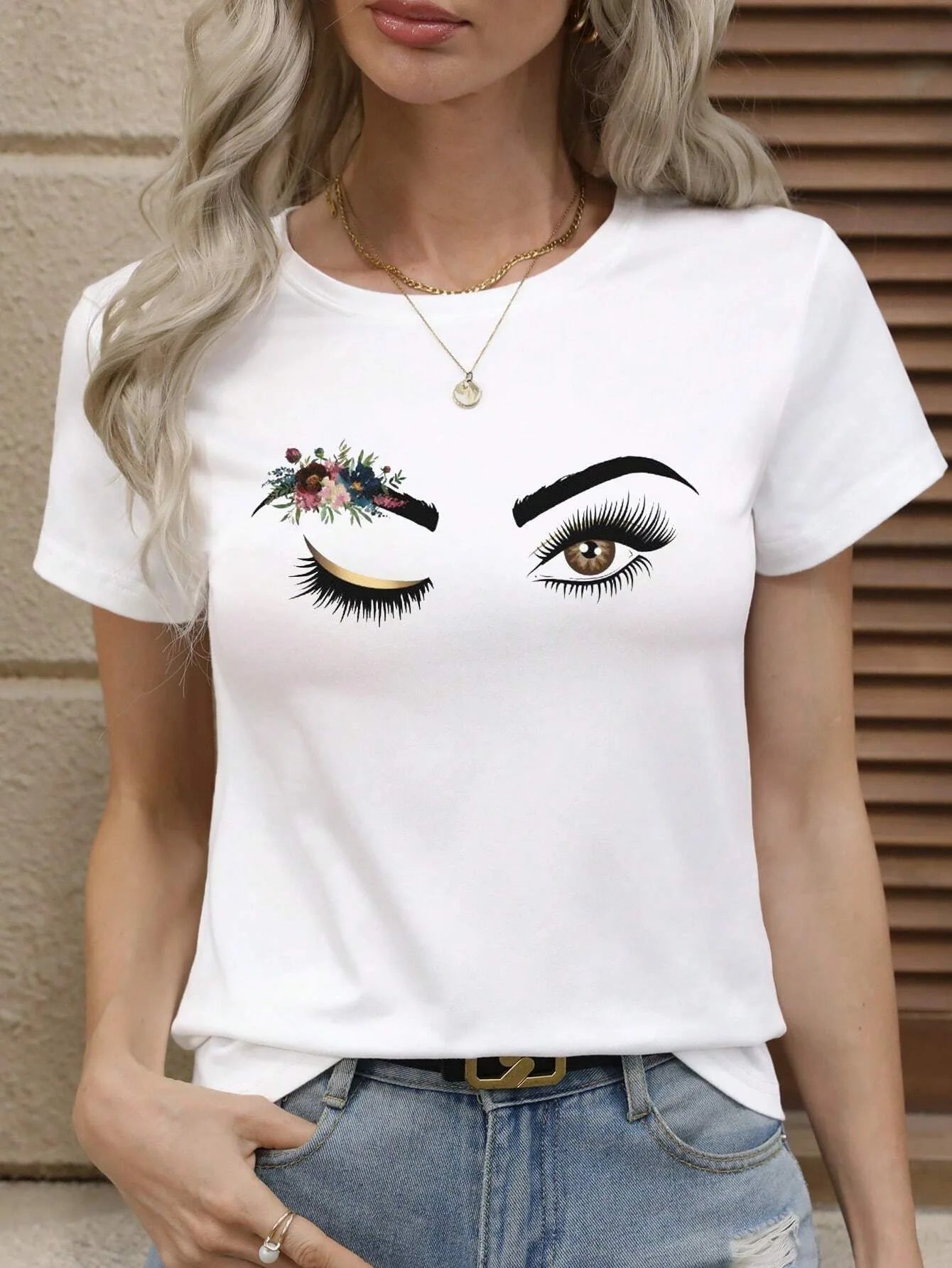 T-Shirt Femme Y2K Imprimé Aesthetic – Style Tendance