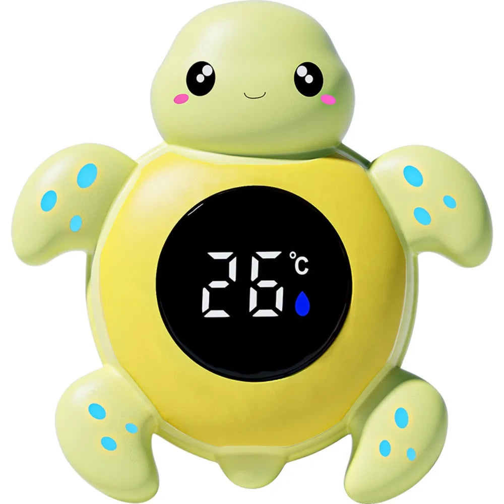 Thermomètre de bain bébé tortue flottante LED sécurisé