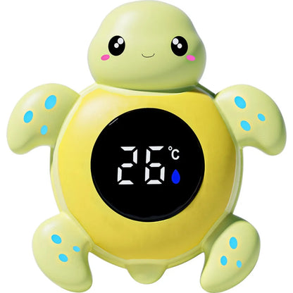 Thermomètre de bain bébé tortue flottante LED sécurisé