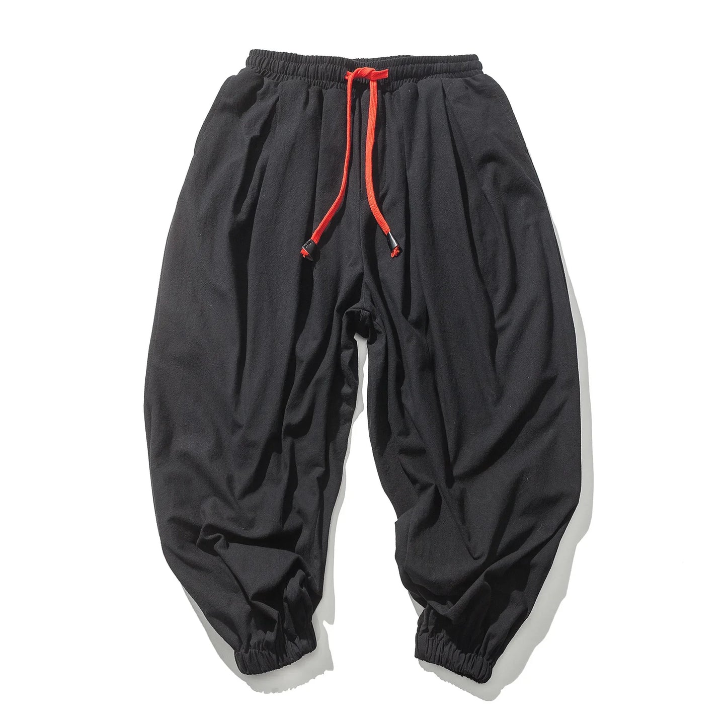 Pantalon ample homme été 👖 – coton & lin style Harajuku