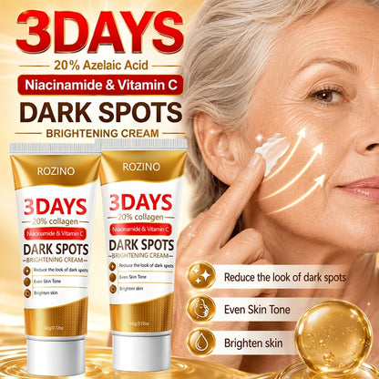 Crème Éclat Pores & Taches – Niacinamide, Vitamine C & Collagène