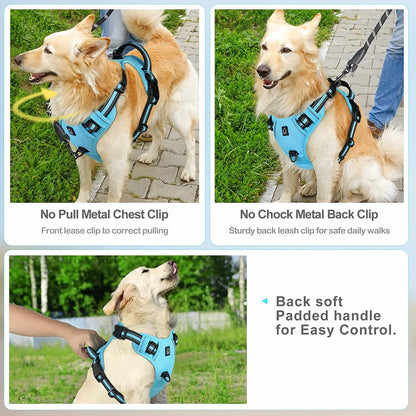 Harnais Chien Anti-Traction Ajustable – Confort Rembourré