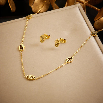Parure Bijoux Arbre de Vie Femme – Plaqué Or