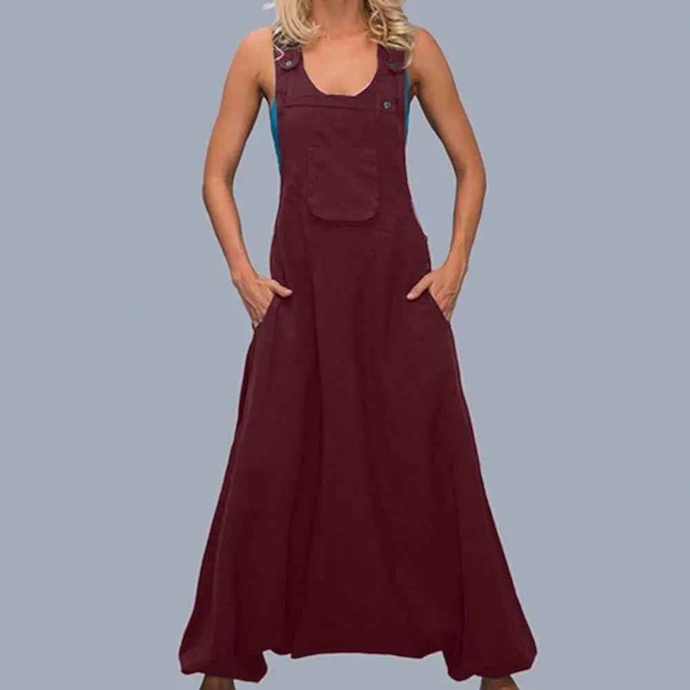 Combinaison Femme Large – Pantalon Fluide & Confort