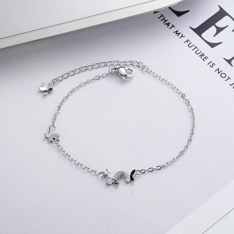 Bracelet Papillon Argent 925 – Bijou Femme Élégant