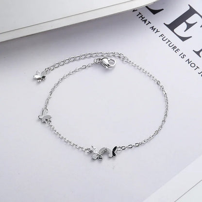 Bracelet Papillon Argent 925 – Bijou Femme Élégant