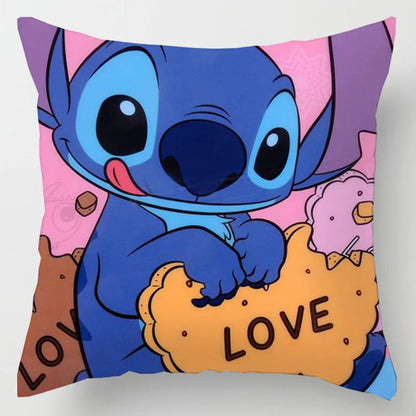 Taie d’Oreiller Stitch Double Face – Housse Kawaii pour Enfants