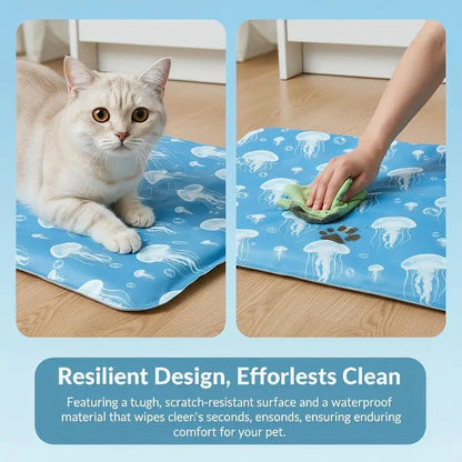 Tapis Rafraîchissant Chien & Chat – Coussin Fraîcheur Été