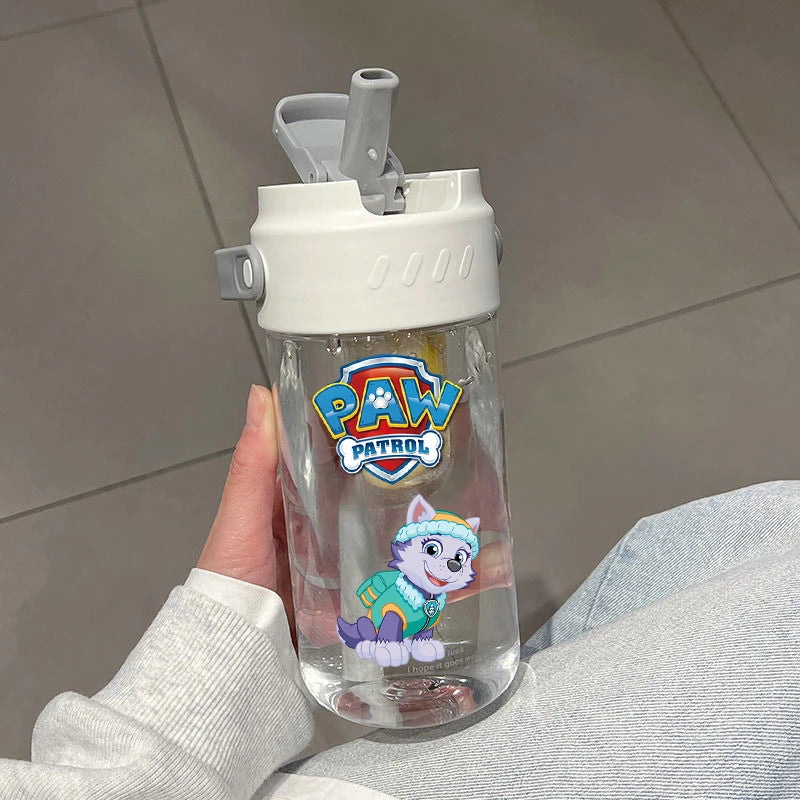 Gobelet Enfant avec Paille – Gourde Portable Motif Paw Patrol