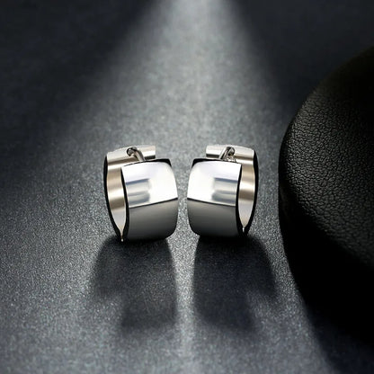 Boucles d’Oreilles Créoles Dorées Femme – Acier Inoxydable