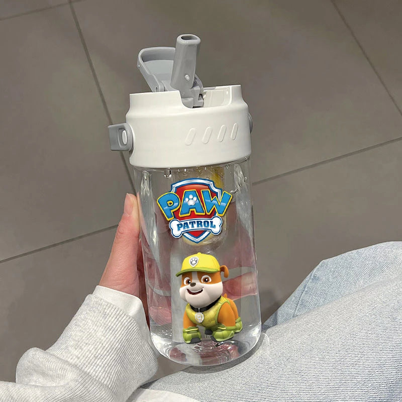 Gobelet Enfant avec Paille – Gourde Portable Motif Paw Patrol