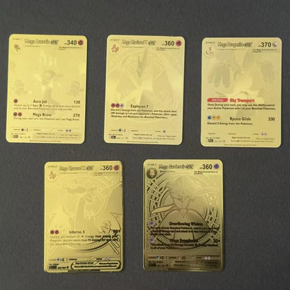 Cartes Pokémon Métal Hyper Rare – Dracaufeu & Dragonite