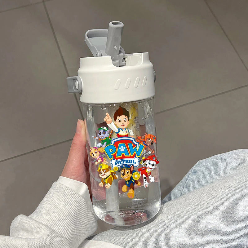 Gobelet Enfant avec Paille – Gourde Portable Motif Paw Patrol