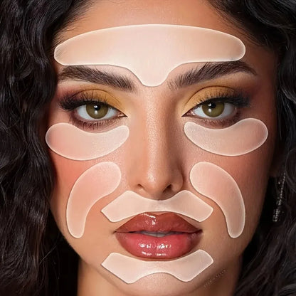 Patchs Anti-Rides Silicone Réutilisables – Lifting Visage