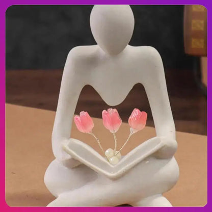 Lampe Tulipe Abstraite 🌷 – Sculpture lumineuse décorative