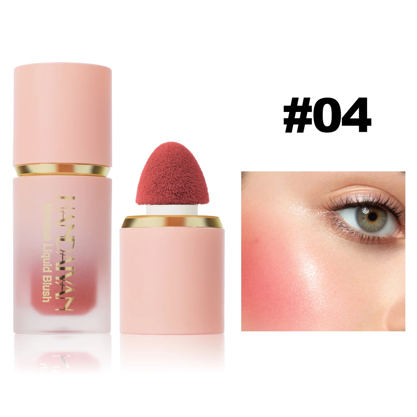 Blush Liquide Mat Waterproof – 6 Couleurs Longue Tenue