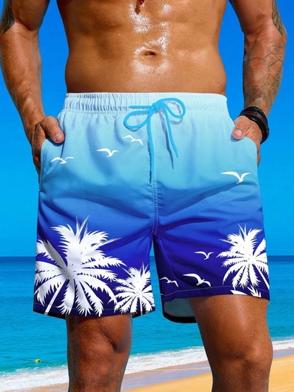 Short de Bain Homme Palmier – Léger, Respirant & Style Vacances