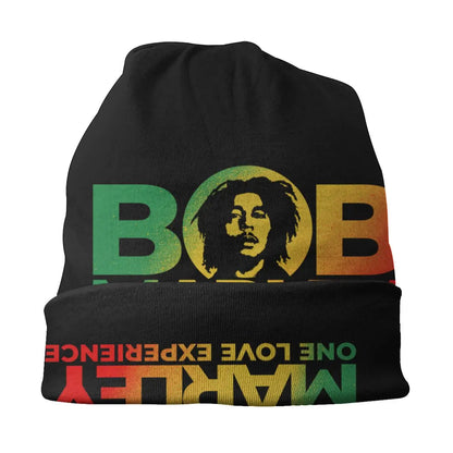 Bonnets chauds unisexes pour hommes et femmes, chanteur de la Jamaïque, casquettes Reggae Rock Bob Marleys, chapeau Cool Ogo, bonnet adulte, hiver