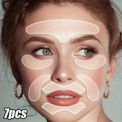 Patchs Anti-Rides Silicone Réutilisables – Lifting Visage