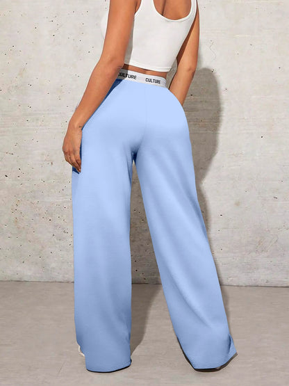 Pantalon Large Femme Imprimé – Style Casual & Confort