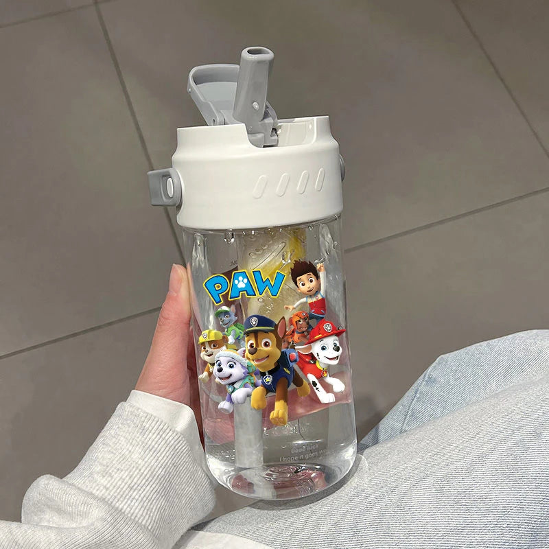 Gobelet Enfant avec Paille – Gourde Portable Motif Paw Patrol